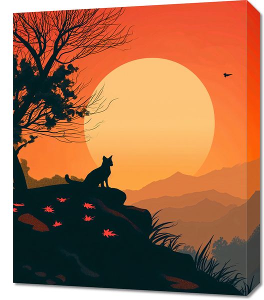 Obraz 50x60cm Kocie Wzgórze zdjęcie 1