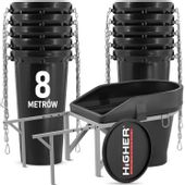 Zsyp do gruzu budowlany HIGHER zestaw o długości 8 metrów MOCNY