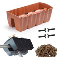 Skrzynka na balustradę DCRO600, Doniczka balkonowa + keramzyt 2l