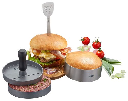 GEFU Zestaw BBQ do burgerów 3 elementy na Arena.pl
