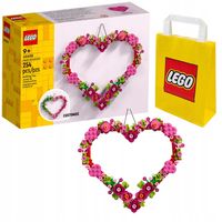 KLOCKI LEGO 40638 OZDOBA W KSZTAŁCIE SERCA NOWE PREZENT DLA DZIECKA + TORBA