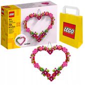KLOCKI LEGO 40638 OZDOBA W KSZTAŁCIE SERCA NOWE PREZENT DLA DZIECKA + TORBA