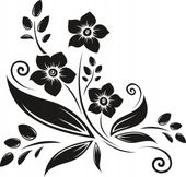 NAKLEJKI ścienne NAKLEJKA kwiaty floral ŚCIANĘ 120