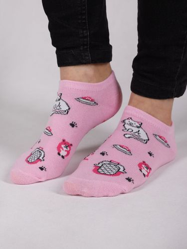 Skarpety stopki dziewczęce bawełniane z ABS 6PAK 23-26 YOCLUB na Arena.pl