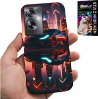 ETUI DO OPPO A79 5G - SAMOCHODY FAN, WZORY DLA MĘŻCZYZN +FOLIA
