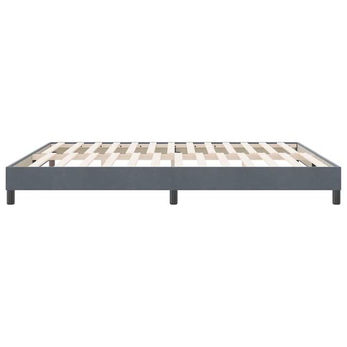 Łóżko Box Spring bez materaca Ciemnoszary 180x210 cm Aksamit na Arena.pl