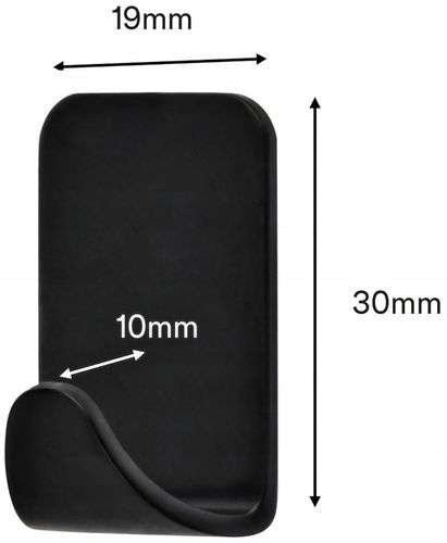 Haczyki Samoprzylepne Czarne COMMAND 4 szt 17032MB na Arena.pl