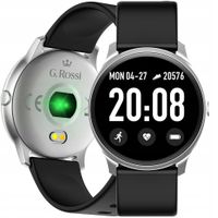 SMARTWATCH G. Rossi SW010-5 silver/black + GRAWER