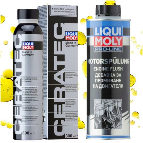 Zestaw Liqui Moly Ceratec 300ML + Proline Płukanka Silnika 500ML 2 Produkty na Arena.pl