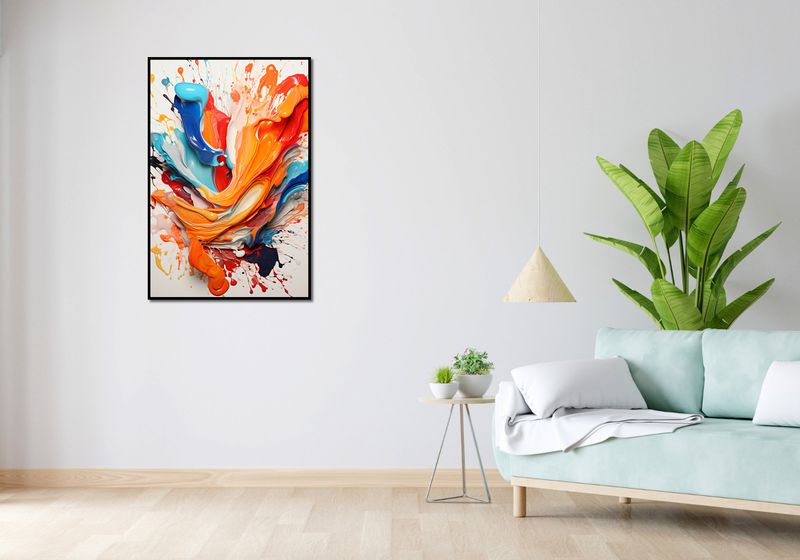 Plakat 68x101cm Taneczne Fale zdjęcie 4