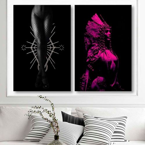 Deco Panel, Różowa bogini 40x60 na Arena.pl