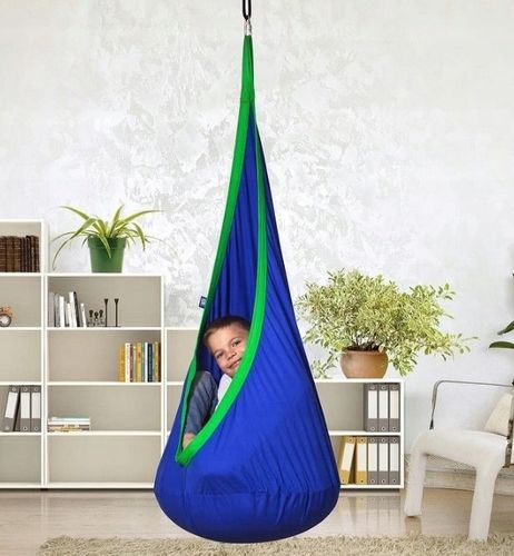 KOKON HUŚTAWKA FOTEL WISZĄCY DLA DZIECI + MOCOWANIE DO POKOJU OGRODU 100KG na Arena.pl