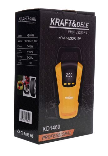 KOMPRESOR SAMOCHODOWY 12V 140W KD1469 na Arena.pl