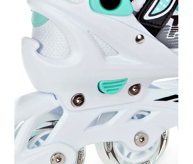 Rolki Regulowane RAVEN Profession White/Mint 35-39 zdjęcie 4