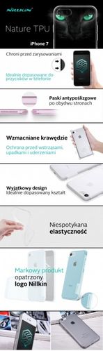 Nillkin Nature iPhone 8/7 Crystal na Arena.pl