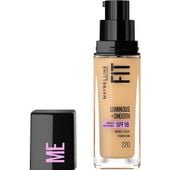 podkład do twarzy rozświetlający 220  maybelline fit me luminous+smooth