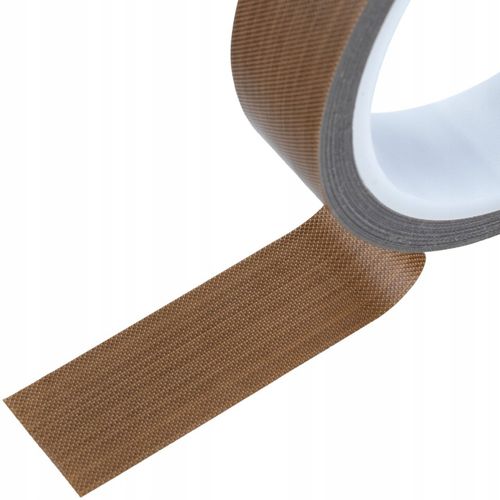 TAŚMA TEFLONOWA OCHRONNA 300°C Z KLEJEM DO ZGRZEWARKI 10M 0,18MM 50MM HQ na Arena.pl