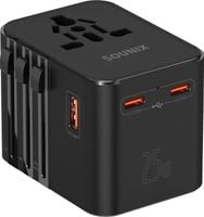 Uniwersalna Przejściówka ADAPTER Gniazda USA UK EU AUST Ładowarka USB