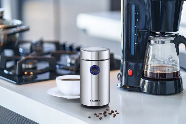 Elektryczny Młynek do mielenia kawy INOX STAL NIERDZEWNA Transa 200W zdjęcie 7