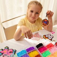 Koraliki Do Prasowania Szablony Kuferek Duży Zestaw XXL 23000el