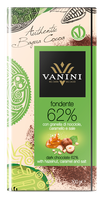 VANINI Monorigine Perù czekolada gorzka 62% orzechy karmel sól 100 g