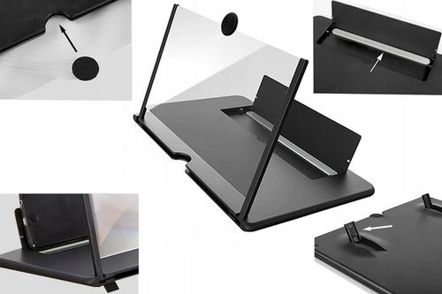 EKRAN POWIEKSZAJĄCY do TELEFONU DO 12 CALI Powiększacz z uchwytem WEBSKI na Arena.pl