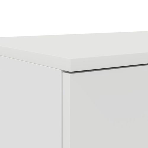 Stolik nocny Biały Drewno inżynieryjne 150 x 36,5 x 16,5 cm na Arena.pl