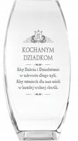 Wazon z grawer PREZENT dla Dziadków Babci Dziadka
