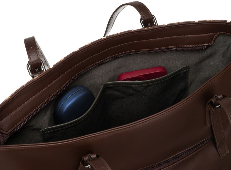 torba damska 6875-4 brown zdjęcie 7