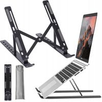 SKŁADANA REGULOWANA ALUMINIOWA PODSTAWKA UCHWYT STOJAK POD LAPTOP NA TABLET