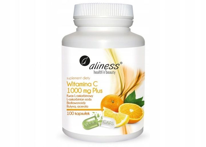 Witamina C Plus 1000mg 100 kapsułek ALINESS zdjęcie 1