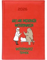 KALENDARZ A6 2026 TYGODNNIOWY PLANER nadruk UV PREZENT DLA WETERYNARZA