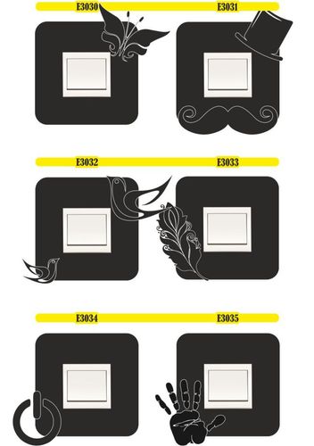 naklejki na włącznik NAKLEJKA POD KONTAKT ścienne na Arena.pl