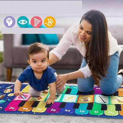 MATA MUZYCZNA EDUKACYJNA PIANINKO DLA DZIECI GRA DO TAŃCZENIA INTERAKTYWNA na Arena.pl