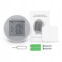 TERMOMETR STACJA POGODOWA POGODY BEZPRZEWODOWA USB-C TUYA SMART DOM ALEXA