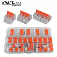 Zestaw szybkozłączek przelotowych do drutu 0,14-4 mm 55 sztuk KD11292