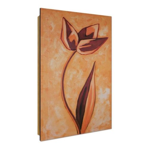 Deco Panel, Kwiat w brązie 70x100 na Arena.pl