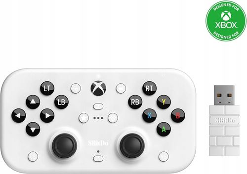 Kontroler bezprzewodowy 8BITDO Lite SE 2.4G Biały na Arena.pl