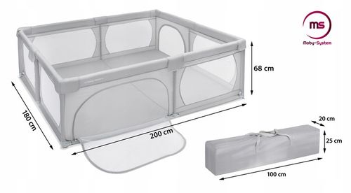 KOJEC 200x180cm PLAC ZABAW SUCHY BASEN DLA DZIECI na Arena.pl