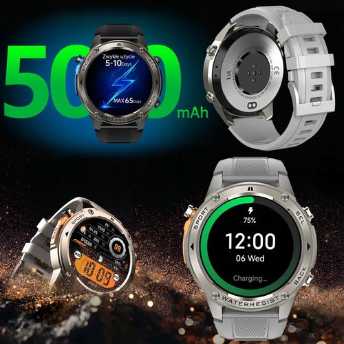 ZEGAREK MĘSKI Z GPS SMARTWATCH PROVENTUS MENU PL WODOODPORNY SPORT ROZMOWY na Arena.pl