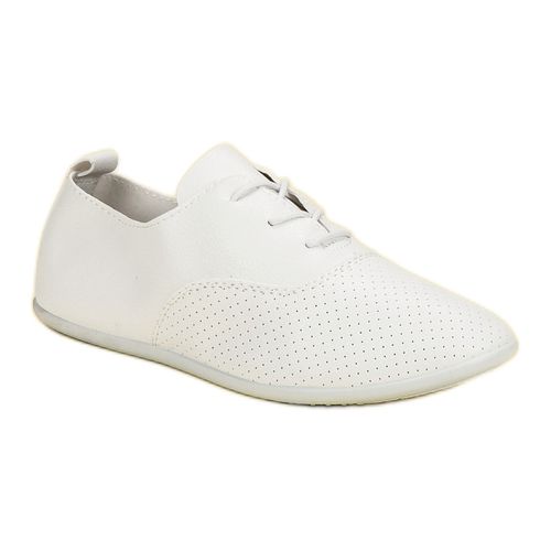 Białe Wiązane Trampki r.37 na Arena.pl