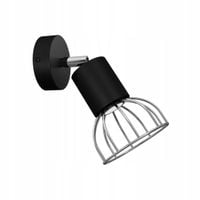 2X Kinkiet lampa ścienna Dante Black/Silver Milagro IP20