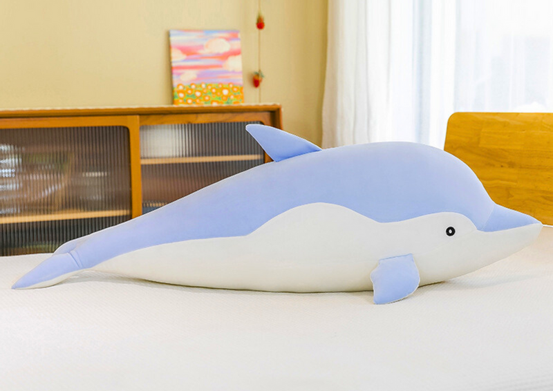 Maskotka Pluszowy Delfin Niebeiski 30 cm zdjęcie 1