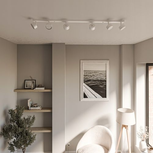 Oprawa Halogenowa 6X GX53 Lampa Sufitowa Natynkowa Ruchoma Kinkiet na Arena.pl