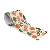 Pasek Dekoracyjny Bordiura LIŚCIE Natura Styl Boho Kropki Grochy