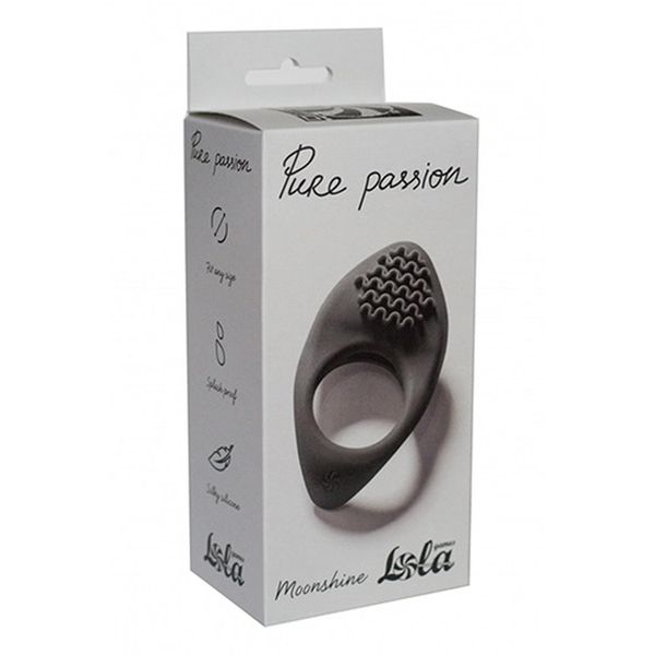 Erection Vibroring Pure Passion Moonshine black zdjęcie 1