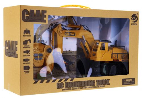 Zdalnie Sterowana Koparka Dla Dzieci 3+ Ruchome Elementy + Dźwięki + Akc na Arena.pl