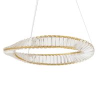 Kryształowa lampa wisząca BAUTA LE42912 crystal LED 36W złota