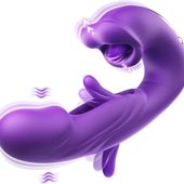 a red lip - purple