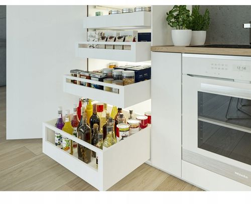 SZUFLADA GTV AXIS PRO 400D1 B. WYSOKA L400 H199 BIAŁA CICHY DOMYK na Arena.pl